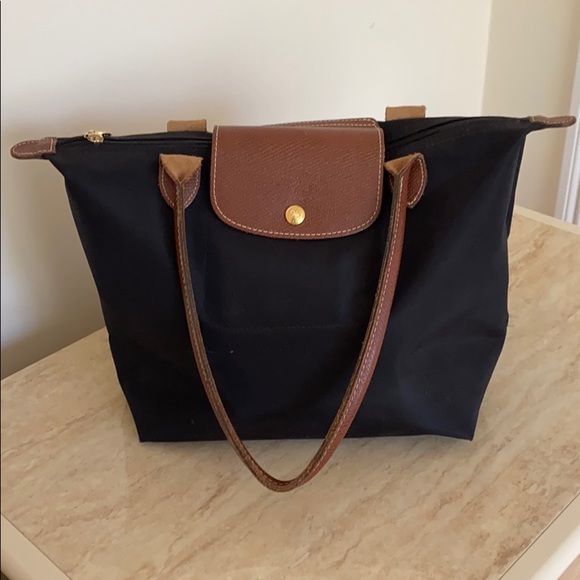 Longchamp Handbags - Longchamp Small Black Tote